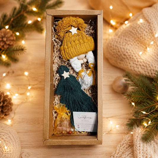 Χειροποίητο Χριστουγεννιάτικο Gift Box – Αγ. Βασιλάκι & Έλατο
